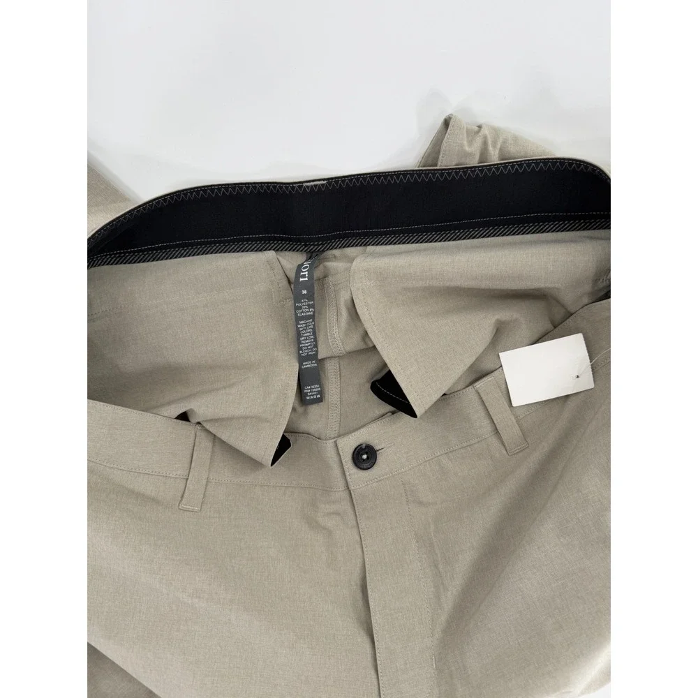 Vuori Meta Pant Khaki Tan Mens Size 38 Performance‎ Chino Trousers V431